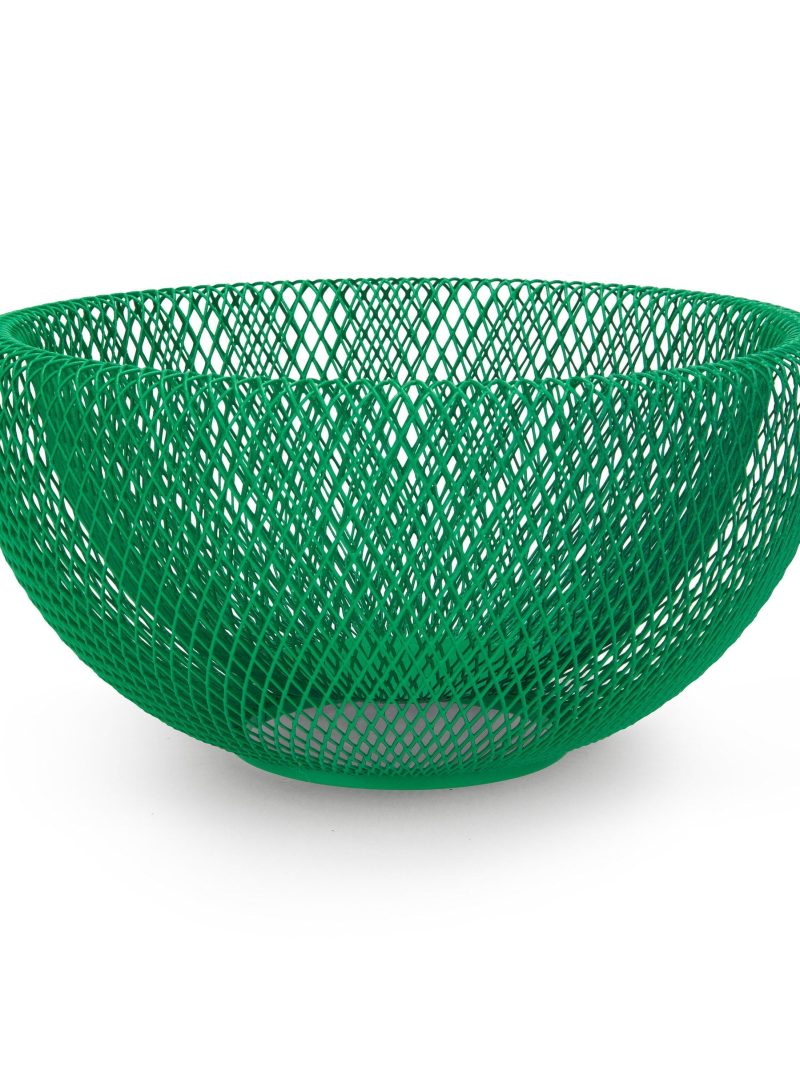 Green Wire Mesh Bowl